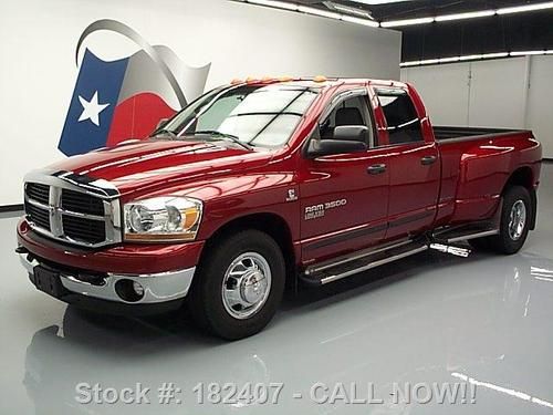 2006 dodge ram 3500 lone star quad 5.9 diesel drw 42k texas direct auto