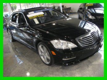 10 black s-63 amg 6.2l v8 *power heated &amp; cooled front &amp; rear seats with memory
