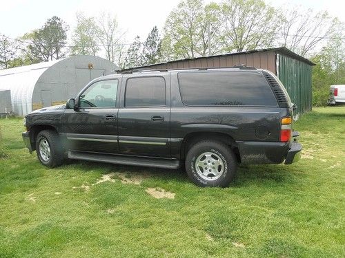 2005 chevrolet suburban 1500 ls, rare dark grey metellic paint! 4x4. no reserve!