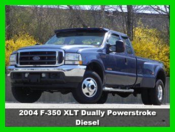 2004 ford f350 xlt extended cab long bed dually 4x4 6.0l powerstroke diesel ac