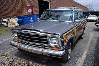 1988 jeep grand wagoneer - runs and drives - no reserve, bid and win now!!!