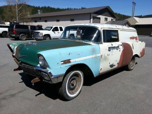 1956 chevy 150 sdn delivery "handyman special" liftgate~rare~project~nice body!!