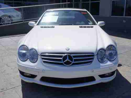 2006 MERCEDES SL55 AMG! WHITE/BLK PANORAMIC LOW MILES FLAWLESS, US $43,900.00, image 5