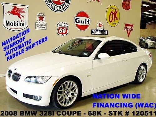 2008 328i coupe,sunroof,navigation,leather,bluetooth,18in whls,67k,we finance!!