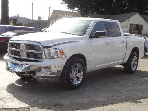 2009 dodge ram 1500 slt crew cab damaged salvage runs! only 35k miles wont last!