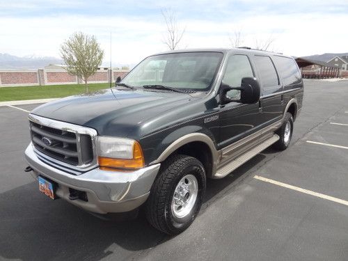 Rare! 2001 ford excursion limited sport utility 7.3l cng/diesel co-fuel vehicle