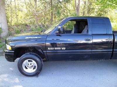 1999 dodge ram 1500 sport 4x4 4 dr quad cab 5.2ltr 8cyl coldair highbidwins