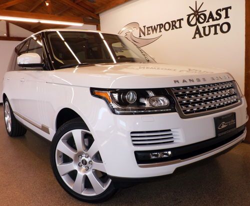 Rare "white" 2013 land rover range rover.   loaded !!!  loaded !!!  loaded !!!