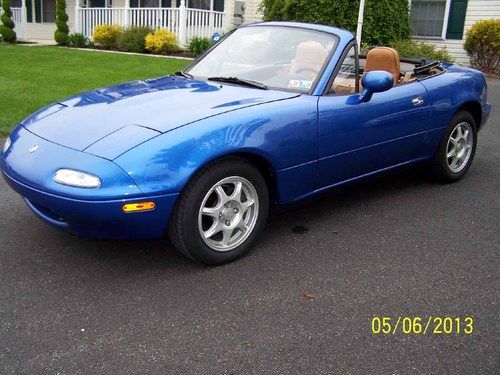 1994 miata laguna blue and tan 1 of 342 produced