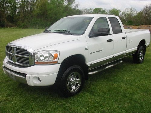 06 dodge ram 2500 larimie 4x4 crew cab longbed cummins ho 6 speed leather