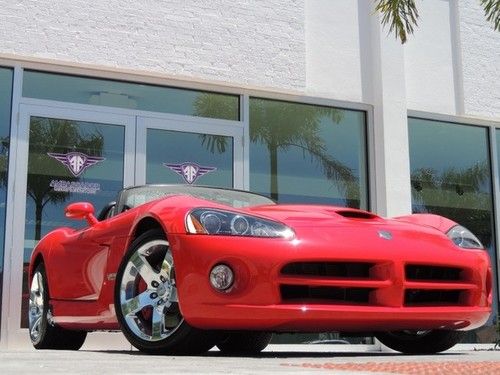 Florida garage kept rt-10 dodge viper chrome package only 4k miles collector car