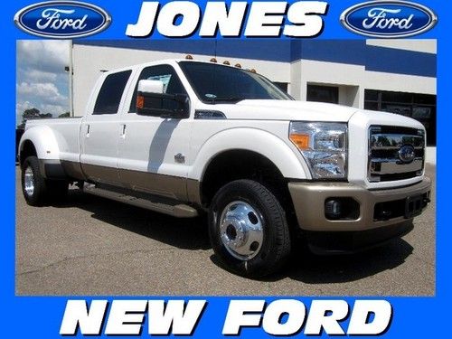 New 2013 ford super duty f-250 4wd crew cab king ranch diesel drw msrp $66755