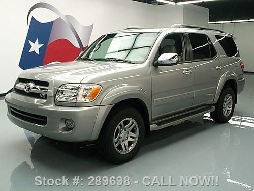 2007 toyota sequoia ltd 4x4 8 pass sunroof nav dvd 29k texas direct auto