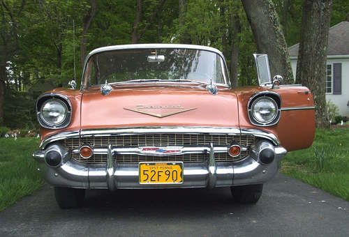 1957 chevrolet belaire 4 dr. hardtop - v8