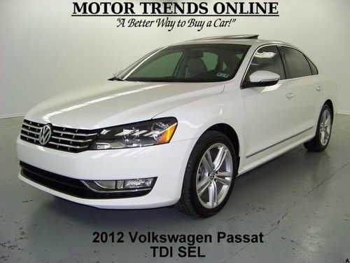 Tdi sel navigation sunroof htd mem seats diesel 2012 volkswagen passat 21k