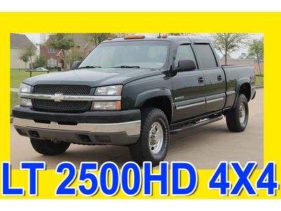 2003 chevy silverado lt 2500 hd 4x4,leather,clean tx title