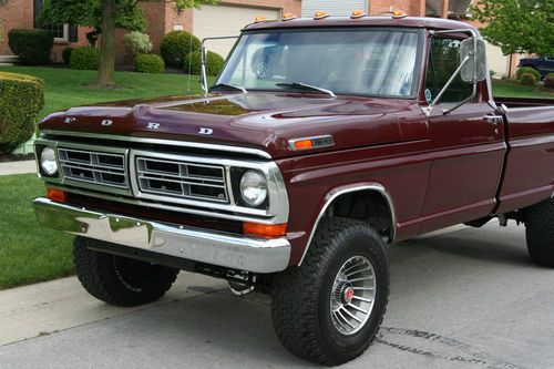 1972 ford f-250, 4x4, built 390, 4 spd man, restored, super sharp, calif clean!