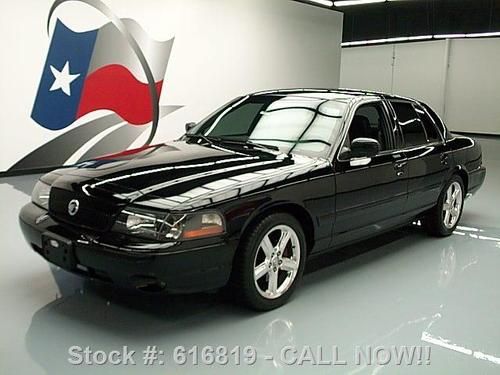 2003 mercury grand marquis marauder blk on blk 59k mi texas direct auto