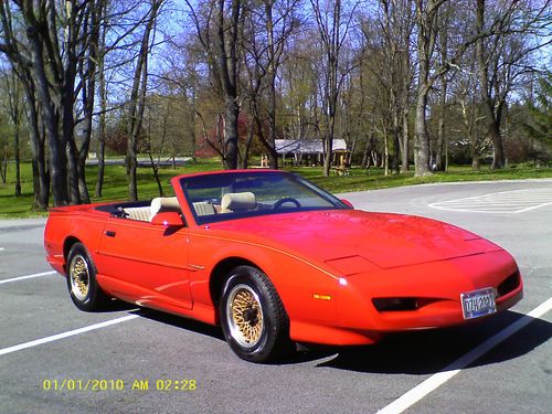 1991 pontiac firebird convertible