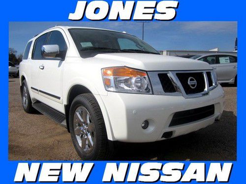 New 2013 nissan armada 2wd platinum msrp $55370