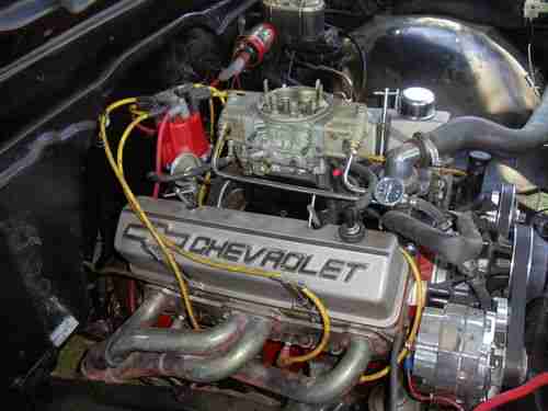 !972 Chevrolet Stepside PU Black on Black Classic Hot Rod Always in California, image 12