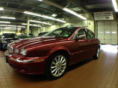 Jaguar x-type vds  awd 1 owner leather sunroof burl wood trim low miles 25k