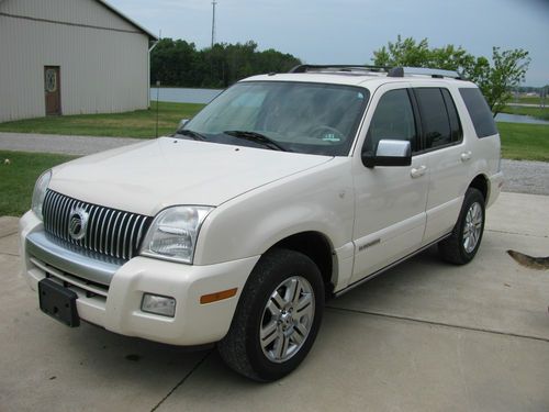 2007 mercury mountaineer premier awd no reserve high bid wins!!!!