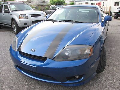 2005 hyundai tiburon gt,6 speed!!!!,sunroof,leather,clean carfa,17' sport rims!!