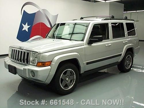 2007 jeep commander sport 4x4 sunroof htd leather 62k texas direct auto