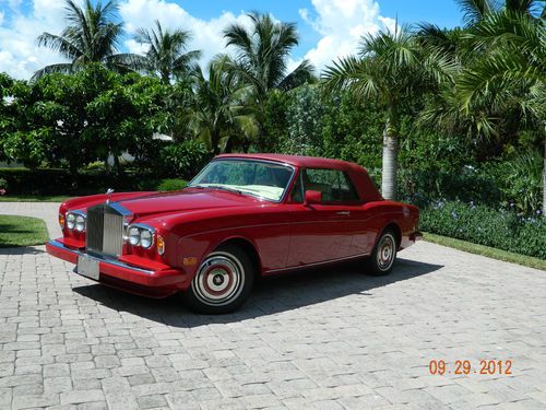 1982 rolls royce corniche base convertible 2-door 6.7l