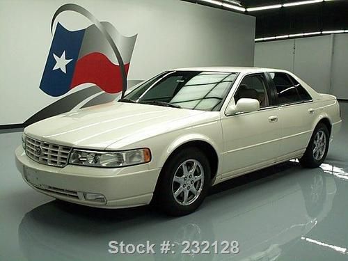 2002 cadillac seville sls htd leather white diamond 39k texas direct auto