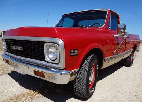 Classic 1972 gmc sierra pickup, 3/4 ton, tow package,31k original miles,402 v8