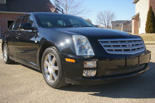 Sharp 2005 cadillac sts, black raven on black ebony, v8 4.7l, 114,000 miles