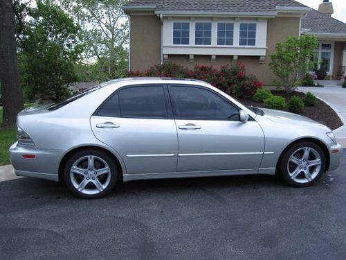 2003 lexus is300 mint super low 15k miles auto silver/black