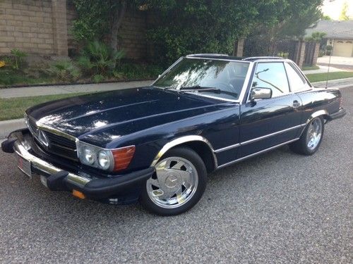 1986 mercedes-benz 560sl hard &amp; soft ** no reserve **