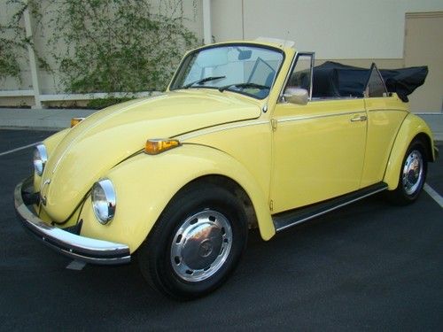 1970 volkswagen classic convertible karmann beetle low low miles!!!