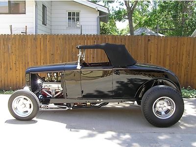 High performance classic hot rod convertible.