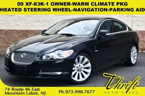 09 xf-83k-1 owner-warm climate pkg-heated steering wheel-navigation-parking aid