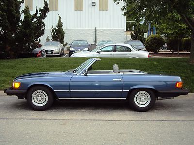 1984 MERCEDES 380SL CONVERTIBLE - RUNS/LOOKS/DRIVES GREAT!  NO RUST!  NICE CAR!, image 2