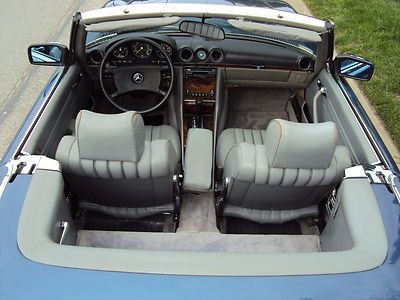 1984 MERCEDES 380SL CONVERTIBLE - RUNS/LOOKS/DRIVES GREAT!  NO RUST!  NICE CAR!, image 45