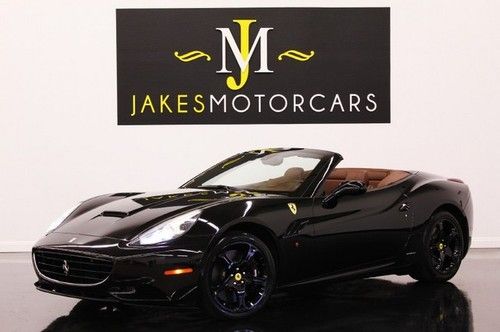 2010 ferrari california, black on chocolate, $232k msrp, 1-owner pristine car!!