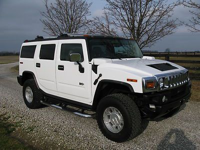 Buy used One Owner 2004 Hummer H2 Luxury Hard to find White! Ultra ...