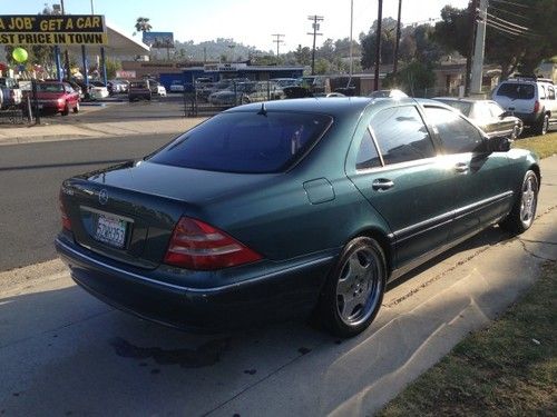 No reserve.amg. mercedes-benz s500   4-door 5.0l