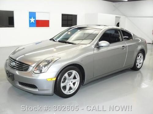 2004 infiniti g35 coupe auto sunroof htd leather 83k mi texas direct auto