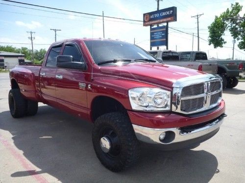 2008 dodge ram 3500 quad cab 6spd manual diesel 4x4 slt dually we finance