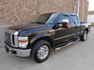 2008 ford f250 lariat 2wd crew cab short bed-diesel-camera-carfax certified