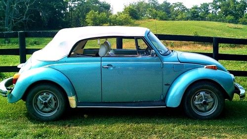 1979 volkswagen super beetle base convertible 2-door 1.6l