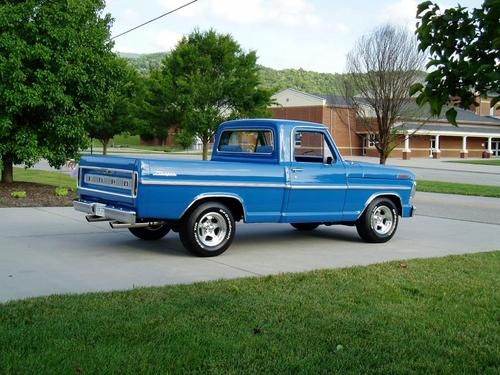 1967 ford f-100 ranger.. 302 ci v8.. 5-speed.. frame off resto.. custom interior