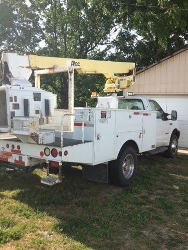 2001 ford f-450 4x4 7.3 powerstroke diesel bucket truck