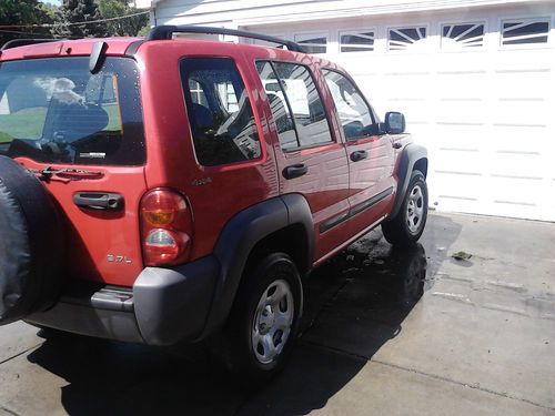 2002 Jeep Liberty Sport Sport Utility 4-Door 3.7L 4X4, image 3